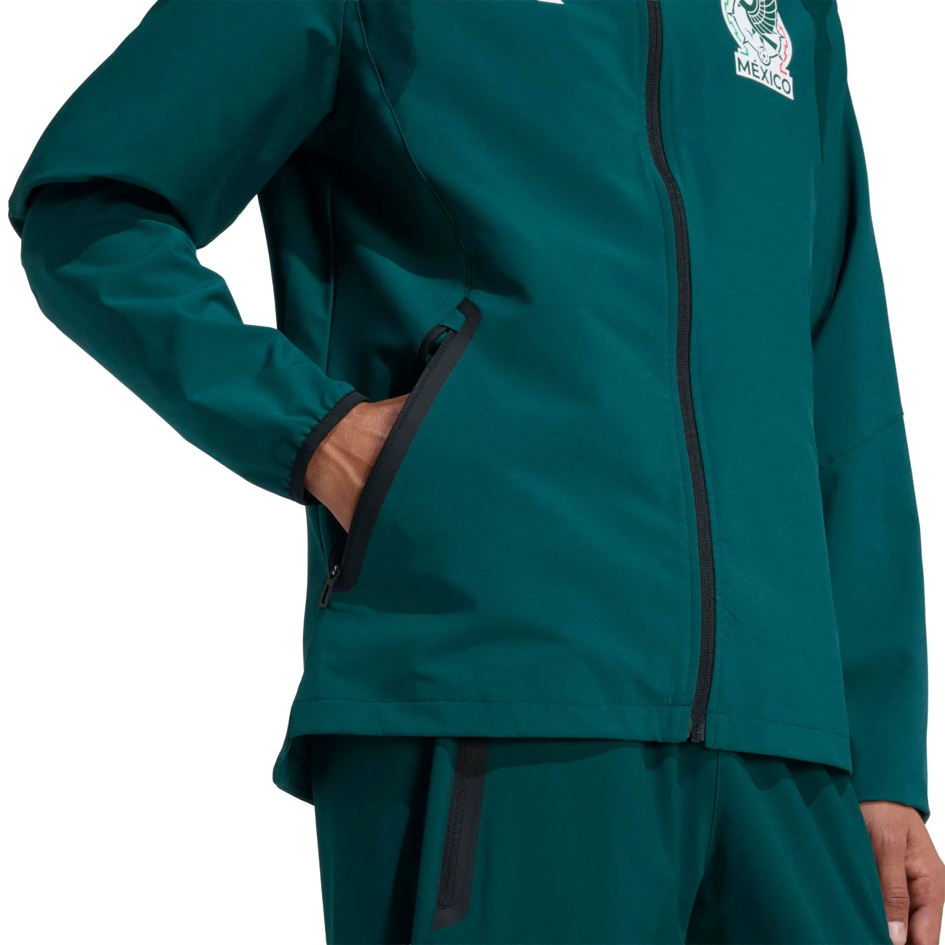 2026 Mexico Men's Tiro Travel Full Zip Windbreaker