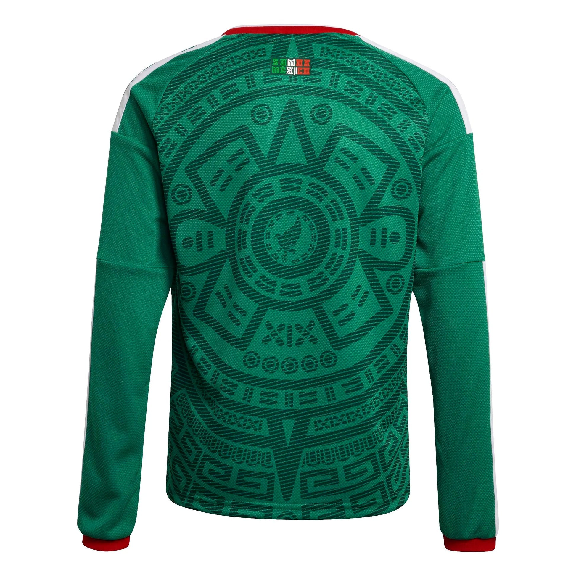 2026 Mexico Youth Stadium Home Long-Sleeve Soccer Jersey