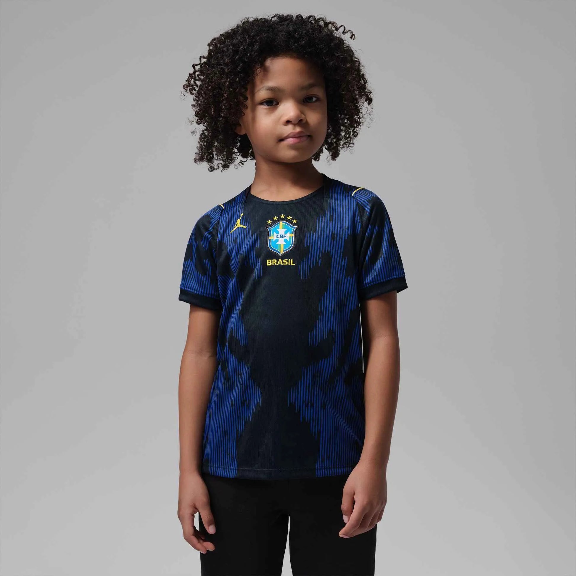 2026-27 Brazil Little Kids' Stadium Away Soccer Jersey