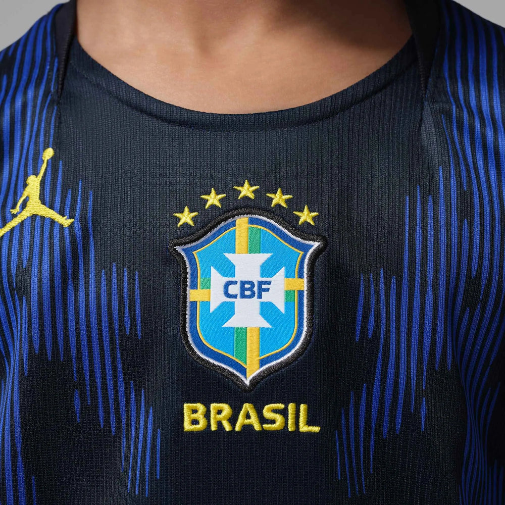 2026-27 Brazil Little Kids' Stadium Away Soccer Jersey