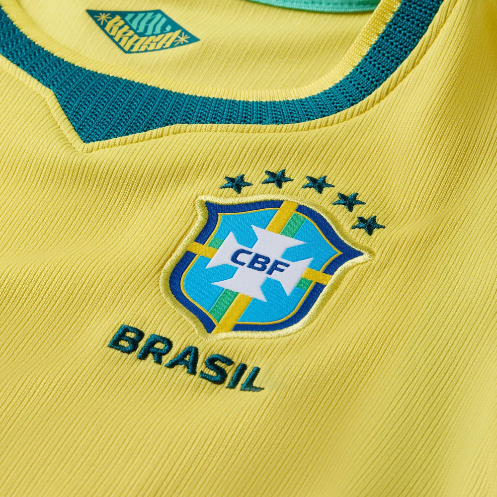 2026-27 Brazil Little Kids' Stadium Home Kit