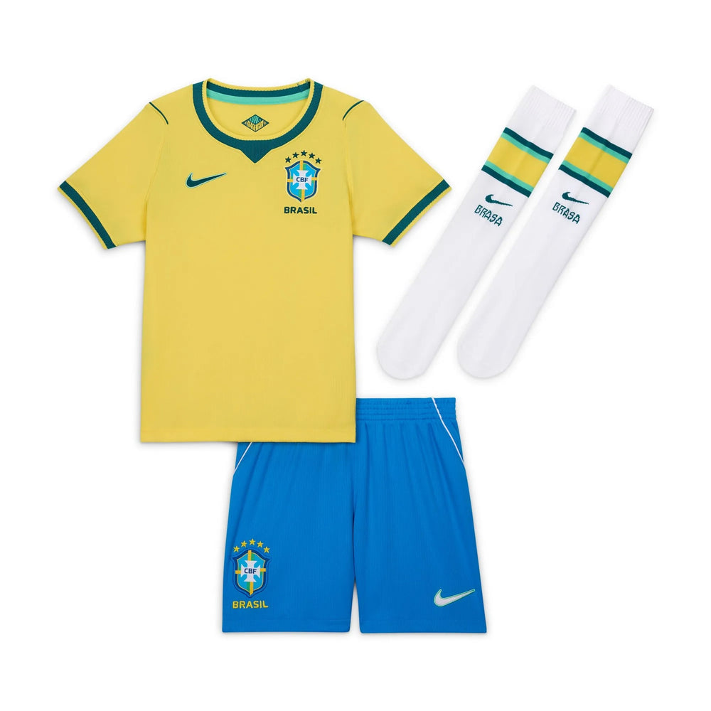 2026-27 Brazil Little Kids' Stadium Home Kit