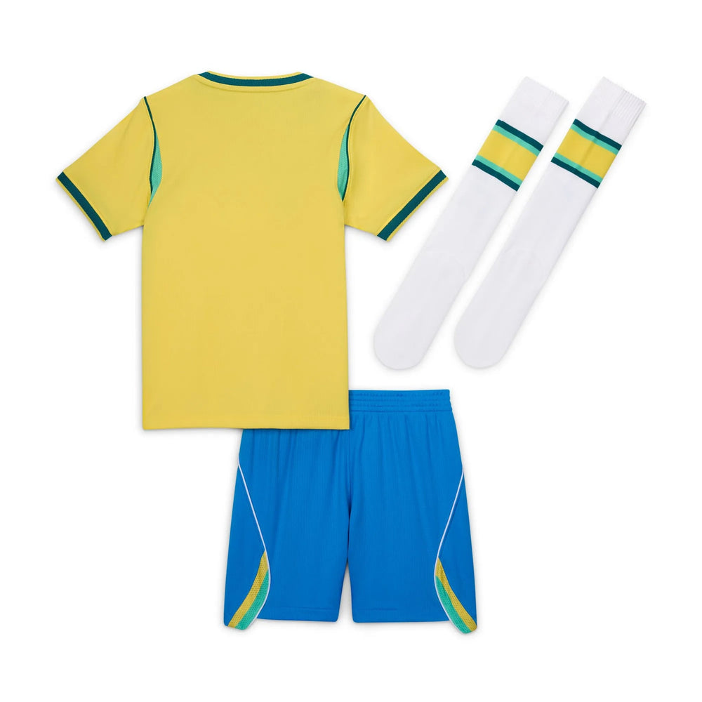 2026-27 Brazil Little Kids' Stadium Home Kit