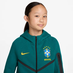 2026-27 Brazil Youth Full-Zip Tech Fleece Hoodie