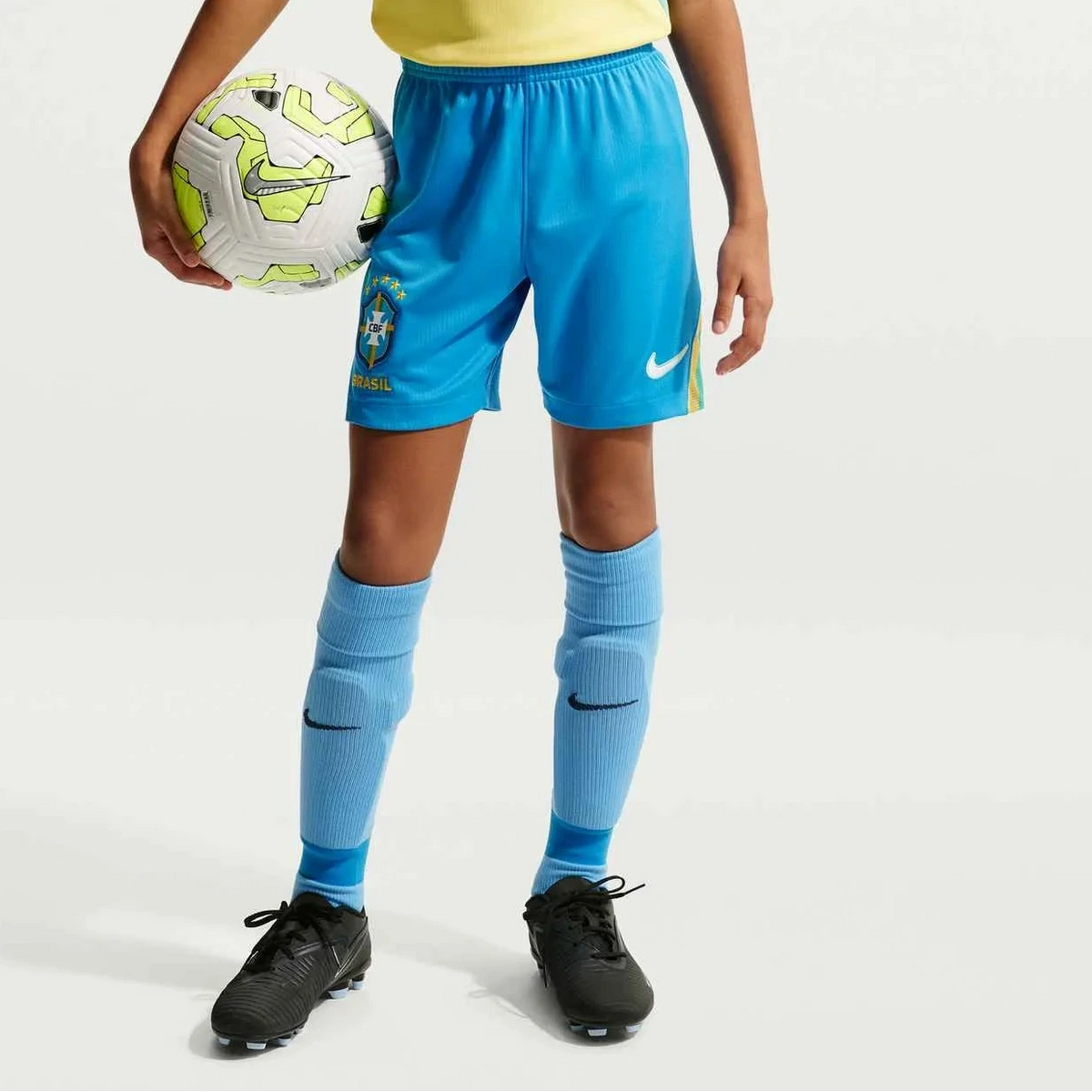 2026-27 Brazil Youth Stadium Home Shorts