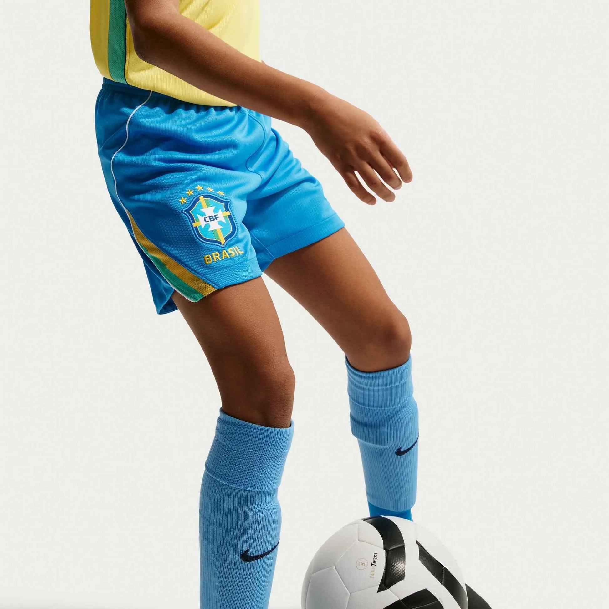 2026-27 Brazil Youth Stadium Home Shorts