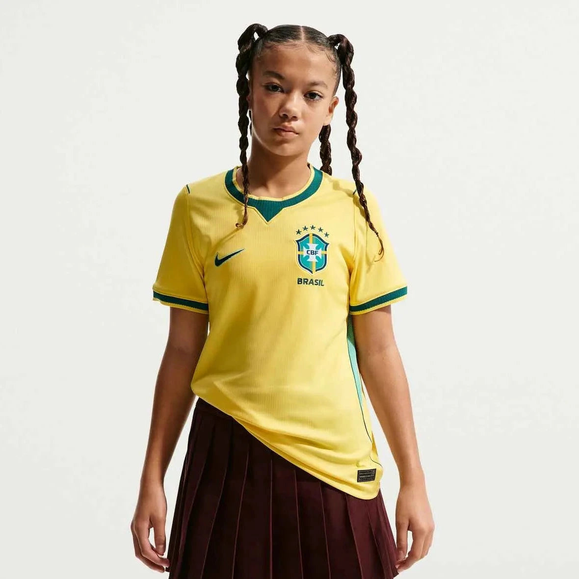 2026-27 Brazil Youth Stadium Home Soccer Jersey
