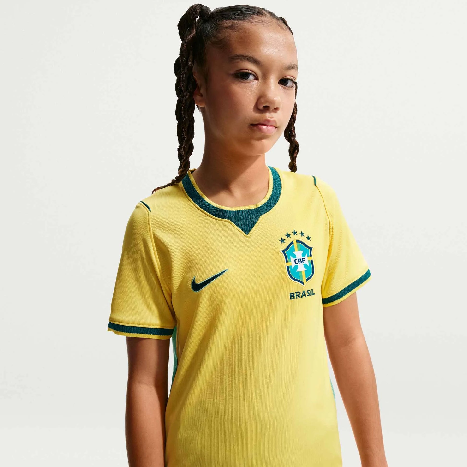 2026-27 Brazil Youth Stadium Home Soccer Jersey