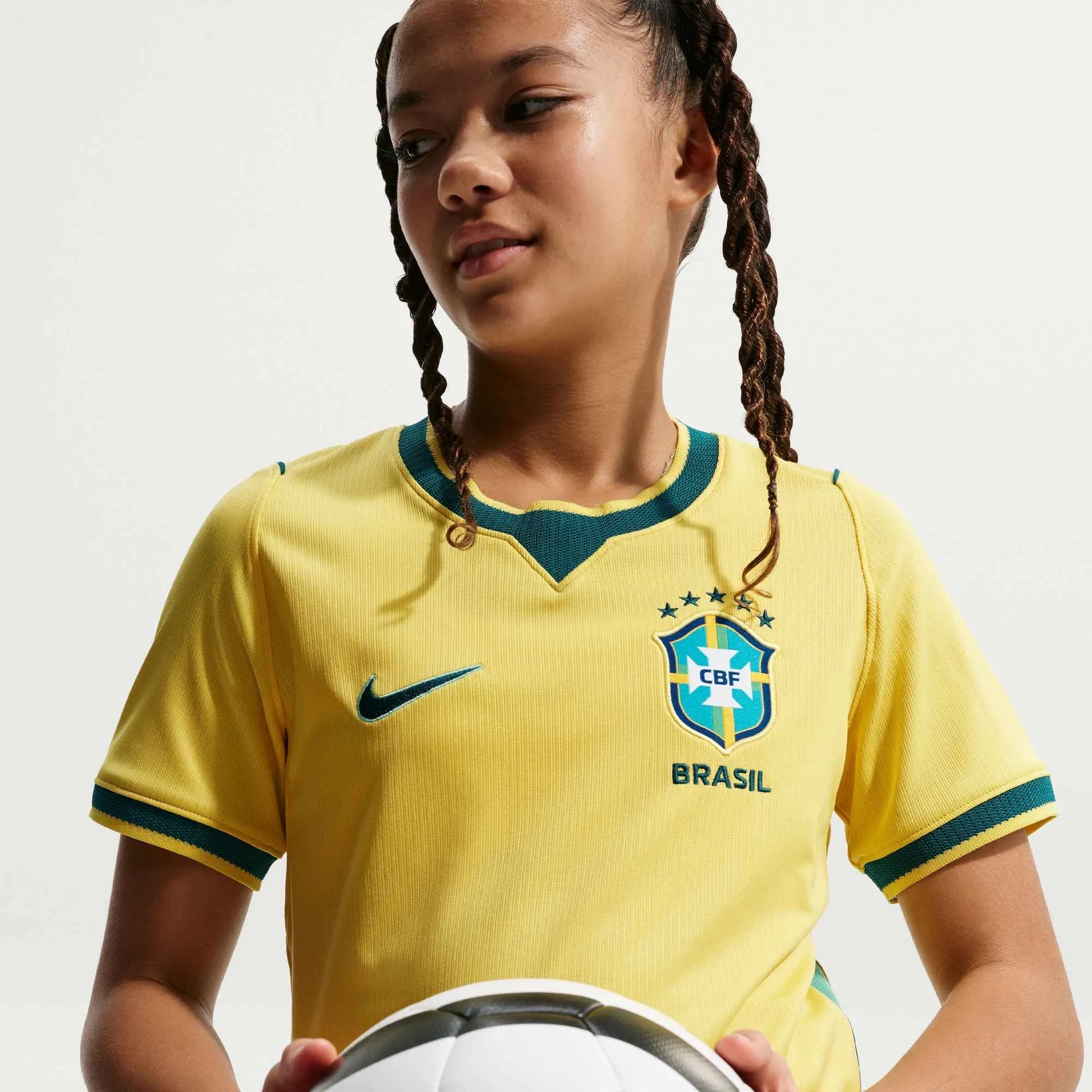 2026-27 Brazil Youth Stadium Home Soccer Jersey