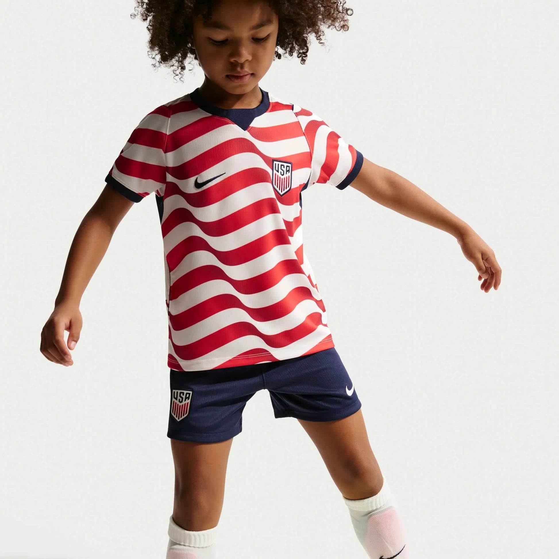 2026-27 USMNT Little Kid's Stadium Home Kit
