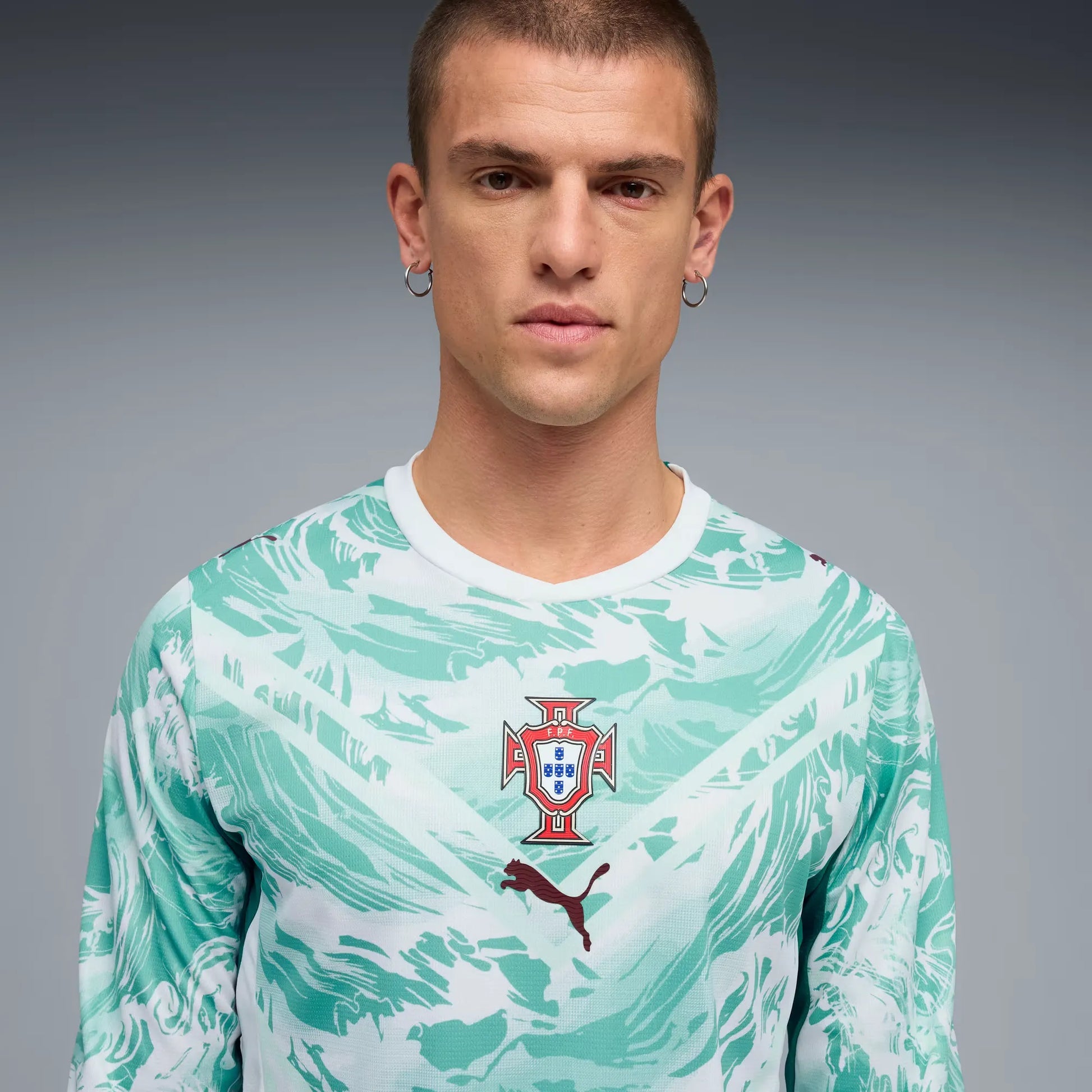 2026-27 Portugal Men's Stadium Away Long-Sleeve Soccer Jersey