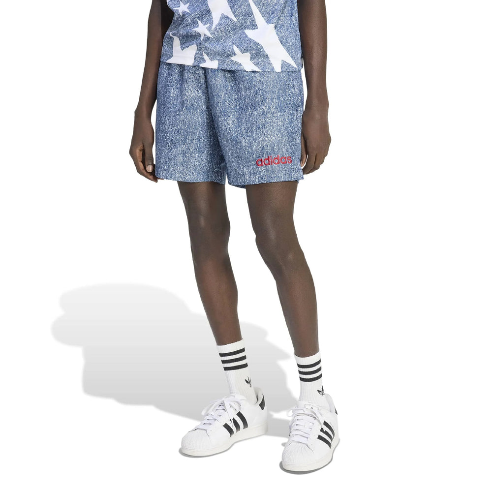 USA Men's Denim Graphic Shorts