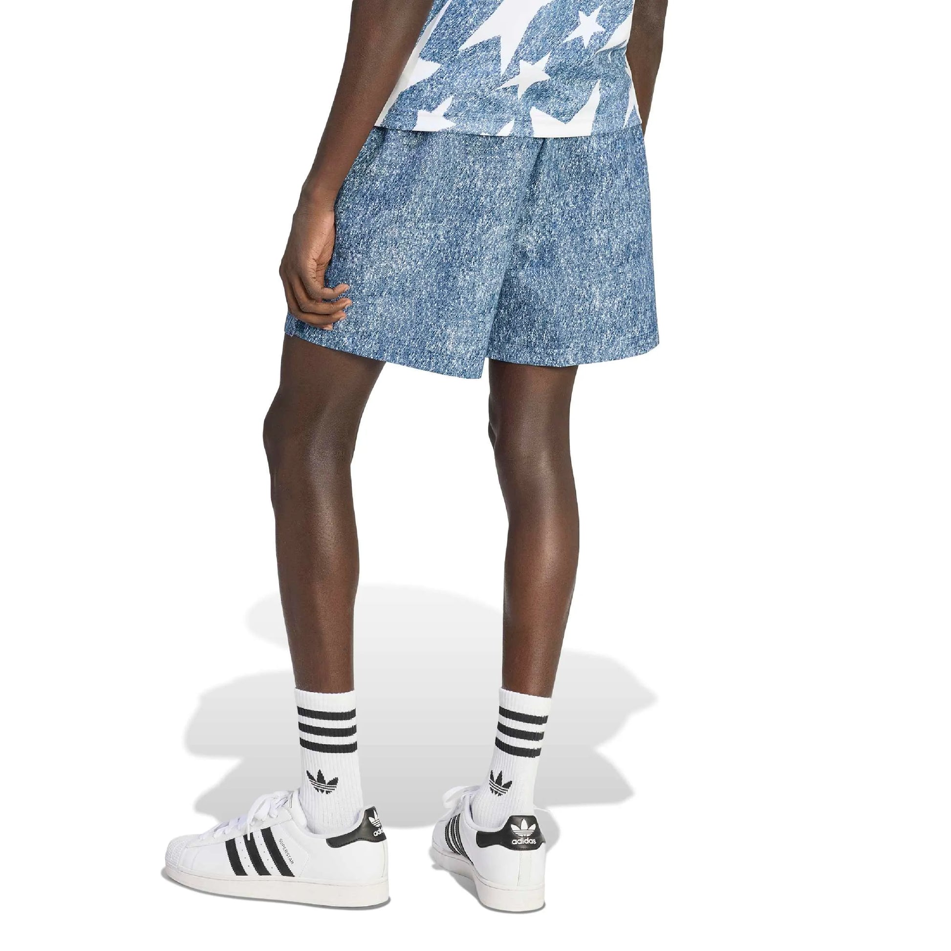 USA Men's Denim Graphic Shorts