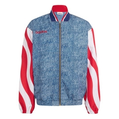 USA Men's Denim Graphic Track Top