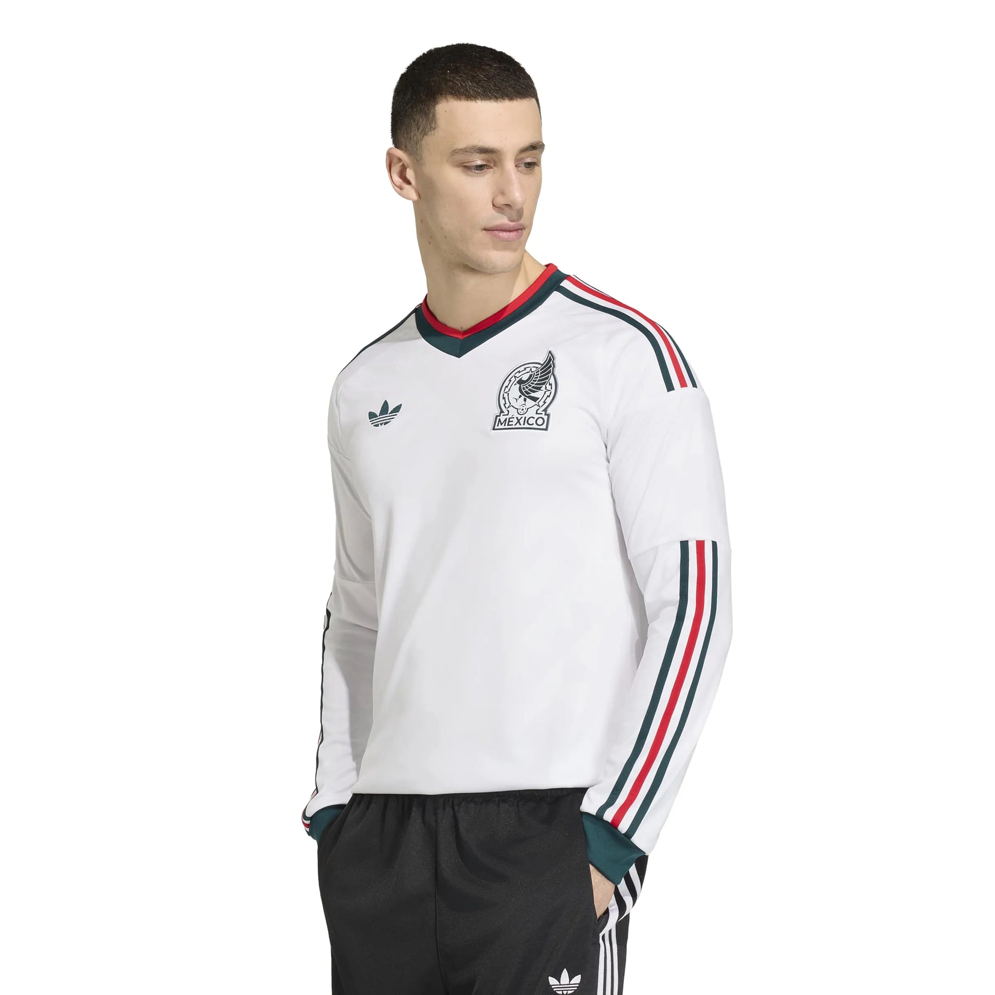 2026 Mexico Men's Stadium Away Long-Sleeve Soccer Jersey